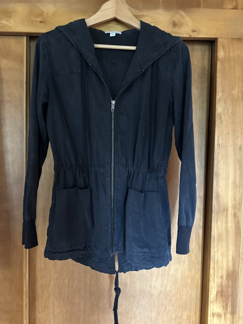 James Perse Long Sleeve Hooded Jacket Size1/Small